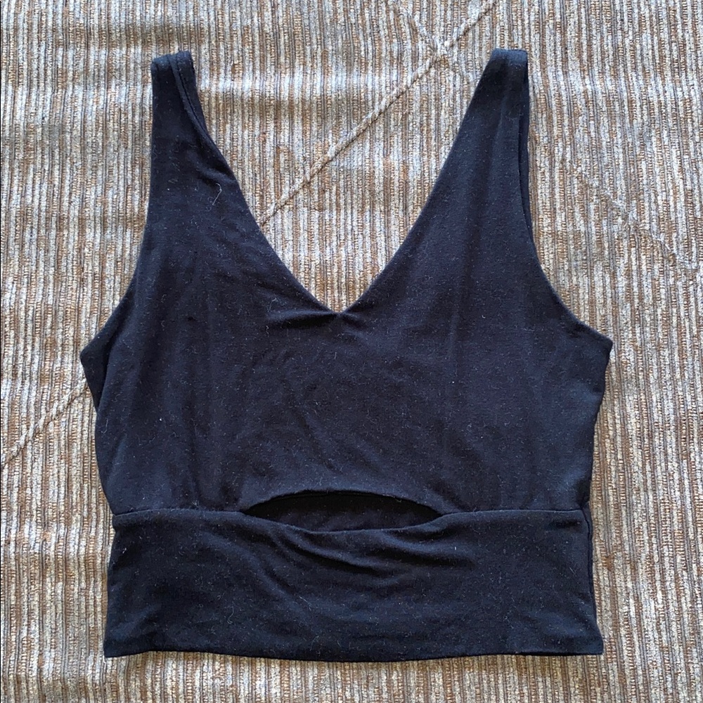 Black Crop Top
